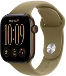 APPLE Watch Series 12 GPS 42mm Dark Bronze Aluminium Geh&auml;use mit Olive Sport Band - M/L