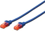 Digitus Patchkabel Cat6 U/UTP 2xRJ45 2.0m blau Hebelschutz Polybeutel