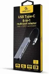 Gembird A-CM-COMBO6-02 laptop dock/port replicator Wired USB 3.2 Gen 1 (3.1 Gen 1) Type-C Grey