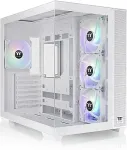 Korpus Thermaltake View 380 TG ARGB Snow, Tower Case (White, Tempered Glass x 2)