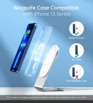 Noname Magnetic Wireless Charger with Stand CHOETECH, 15W, MagSafe