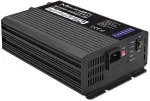QOLTEC Smart Monolith Battery Charger for LiFePO4 AGM GEL SLA batteries | 20A | 24V
