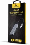 Gembird UHB-CM-U3P1U2P3-01 laptop dock/port replicator Wired USB 3.2 Gen 1 (3.1 Gen 1) Type-C Silver