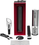 Prestigio Nemi, Electric wine opener, aerator, vacuum preserver, Silver color
