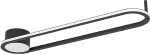 No name LUMINAIRE CEILING LED-CCT 24W BLACK