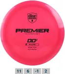 Discmania Discgolf Distance Driver Q-LINE PREMIER DD1 Salmon Pink 11/6/-1/2