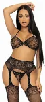 Leg Avenue 81656_00122 lingerie set/bodysuit Black