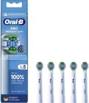 Oral-B Braun Pro Precision Clean brush heads 5-pack (white)