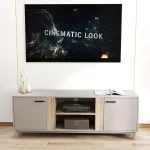Home4you TV laud CLEO 150x40xH53cm, taupe