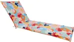 Home4you Lamamistooli kate NORDIC FLOWER 55x190x5cm, 80% puuvill, 20% pol&uuml;ester