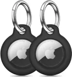 Tech-Protect kaitse&uuml;mbris Rough Apple AirTag 2tk, must