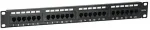 EQUIP 19" Patchpanel 24xRJ45 Cat5e UTP 1U 100MHz RAL9005