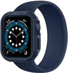 Spigen Kaitse&uuml;mbris Rugged Armor, Apple Watch SE 3 / SE (2024/2023/2022) / SE / 6 / 5 / 4 (44mm) / Series 9 / 8 / 7 (45mm), tumesinine,