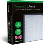 Meaco Dry Arete One H13 HEPA Filter 10L / 12L, 3 Pack for Meaco Dry Arete One 10L and 12L Dehumidifiers