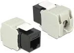DeLOCK Keystone Modul RJ45 Buchse > LSA Cat.6 UTP schwarz
