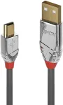 Lindy USB 2.0 Kabel Typ A/Mini-B Cromo Line M/M 3m