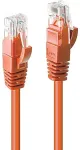 Lindy - Patch-Kabel - RJ-45 (M) bis RJ-45 (M) - 10 m - UTP - CAT 6 - geformt, ohne Haken, verseilt - orange