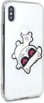Karl Lagerfeld &uuml;mbris hardcase iPhone XS Max KLHCI65CF transparent Choupette Fun