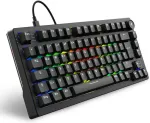 Klaviatuur SHARKOON SKILLER SGK25 (black, DE layout, Huano Red)