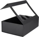 Hippo Pack Magnetkarp aknaga 330 x 220 x 100 mm, musta v&auml;rvi, 2 tk