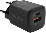 QOLTEC 50764 mobile device charger Laptop, Portable gaming console, Power bank, Smartphone, Smartwatch, Tablet Black AC Fast charging Indoor