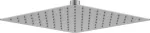 Deante Steel shower head - 250x250 mm
