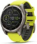 Garmin SMARTWATCH FENIX 8 SAPP. SOLAR/YELLOW 010-02906-21