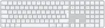 Klaviatuur APPLE Magic Keyboard with Touch ID and Numeric Keypad | Keyboard | Wireless | English | White