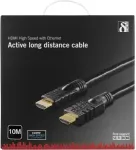 DELTACO Kaabel HDMI-HDMI aktiivne, 10.0m, must / HDMI-1100