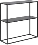 Home4you Konsoollaud NEWTON 79,5x26xH80,5cm, must