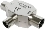 DELTACO 2-way splitter RADIO IEC / R00150040