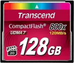 M&auml;lukaart TRANSCEND - Flash-Speicherkarte - 128GB - 800x - CompactFlash (TS128GCF800)