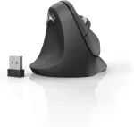 Hiir HAMA EMW-500L Maus ergonomisch kabellos schwarz