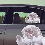 Thumbs up! ThumbsUp! Fenstersticker "Astronaut NASA"