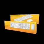 Klaviatuur Zagg Wired USB-C Keyboard & Mouse Apple Silver UK