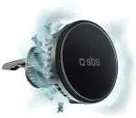 Sbs TESUPFANWIR15W mobile device charger Smartphone Black USB Wireless charging Auto