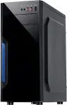 Korpus Inter-Tech Chassis B-42 Black Midi Tower, ATX, 2xUSB2.0, Blue LED strip, PSU optional
