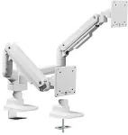 EQUIP Tischhalterung 17"-35"/2TFT 360&deg; Gasfeder 20Kg wei&szlig; retail