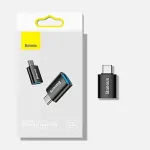 BASEUS Adapter Ingenuity Series z USB-C do USB-A 10Gb/s - niebieski