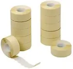 Herlitz Preisauszeichnungsetiketten, 2-zeilig, 26 x 16 mm aus Papier, 1.200 Etiketten pro Rolle, permanent klebend (01605328)