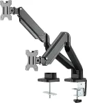 DELTACO kontor, gaasvedrudega armatuurlaud, 17 "-32", 1,5-8kg, 75x75-100x100DE