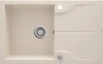 Deante 1-bowl granite sink with drainer