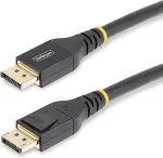 StarTech.com 15m Aktives DisplayPort Kabel 1.4 VESA Zertifiziert 8K DisplayPort Kabel mit HBR3/HDR10/MST/DSC 1.2/HDCP 2.2 8K/4K - DP