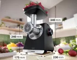 Bosch Serija 6, MultiPower, MFWS642B, 2100 W, juoda, sidabrinė metalo