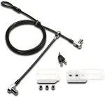 LEITZ ACCO BRANDS KENSINGTON UNIVERSAL 3-IN-1 KEYED LOCK TWIN HEAD
