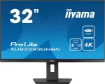 Monitor Iiyama ProLite XUB3293UHSN-B5 - LED - 32' - 3840 x 2160 @60Hz (8.3 megapixel 4K UHD) - 350 cd/m&sup2; - 16:9 - 4ms - matte, black