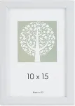 Savex Pildiraam, plastik, 10 x 15 cm, valge