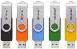 NONAME M&auml;lukaart Intenso Office Line Multipack 64 GB (5 USB-A 3.2 USB sticks in yellow, green, black, blue + orange)