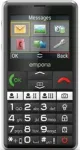 Emporia emporiaPURE (V76), LTE/4G, (V3) suurte nuppudega mobiiltelefon, Black
