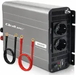 QOLTEC Przetwornica napięcia MS Wave | 12V na 230V | 1500/3000W | USB | Kompatybilna z LiFePO4 GEL AGM